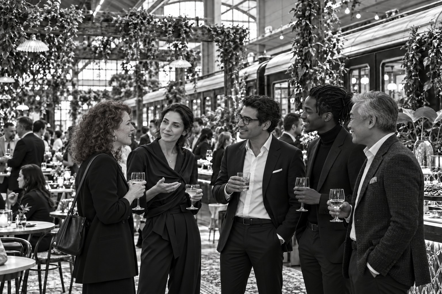 Cocktails & Networking, hosted encounter and conversation