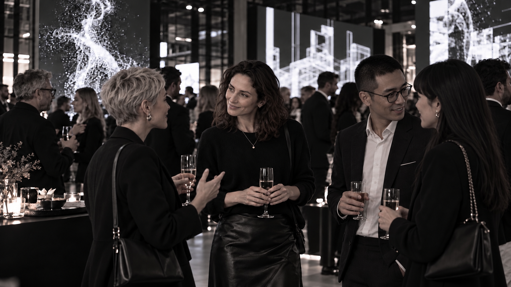 Cocktails & Networking, hosted encounter and conversation