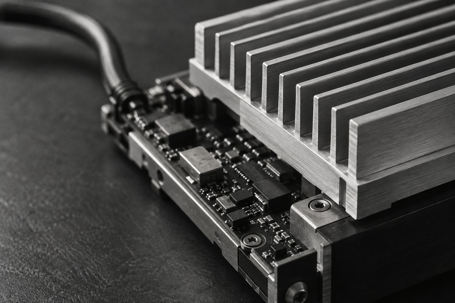 Editorial detail of precision electronic components